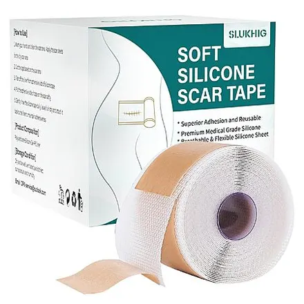 1.6" x 158" SLUKHIG Medical Grade Silicone Scar Tape Roll