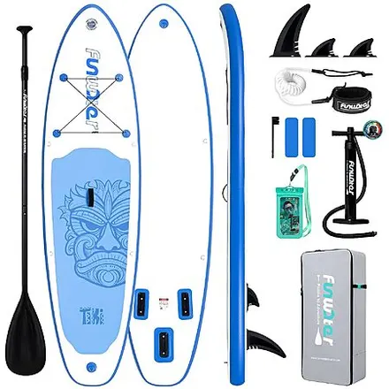 10.6' FunWater Inflatable Ultra-Light Stand Up Paddle Board Kit