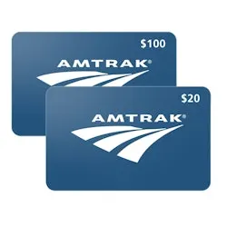 $100 Amtrak eGift Card + $20 eGift Card