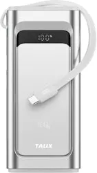 100W 10,000mAh Power Bank with Built-in USB-C Cable