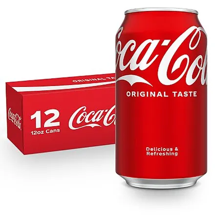 12-Pk 12-Oz Coca-Cola Soda Cans