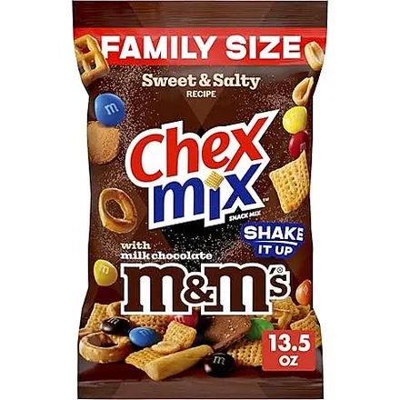 13.5-Oz Chex Mix Sweet & Salty Snack Mix w/ M&M's (Family Size)