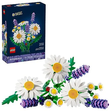 133-Pc LEGO Botanicals Daisies Building Kit (11508)