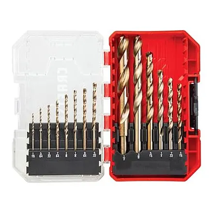 14-Pc Craftsman Drill Bit Set w/ Gold Oxide Coating