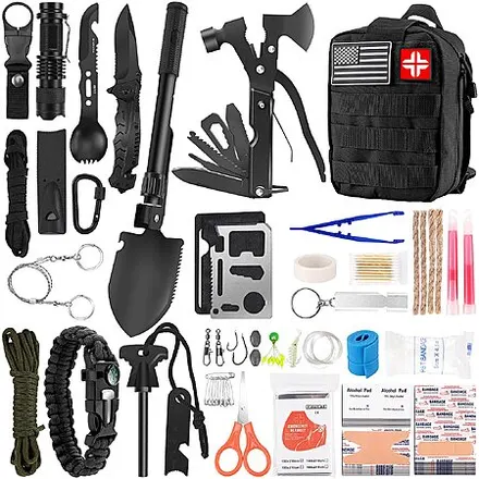 142-Pc LUXMOM Survival & First Aid Kit