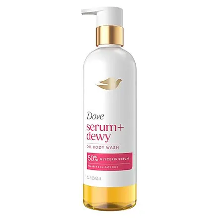 15.3-Oz Dove Serum+ Dewy Shower Oil Body Wash (Coconut & Geranium Oil)