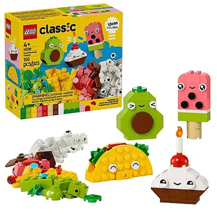 150-Pc LEGO Classic Creative Food Friends Building Set (11039)