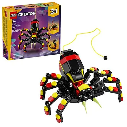 153-Pc LEGO Creator 3-in-1 Wild Animals (Spider, Scorpion, & Snake)