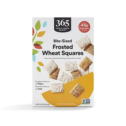 16-Oz 365 by Whole Foods Market Frosted Wheat Squares Cereal