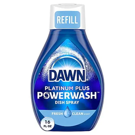 16-Oz Dawn Platinum Powerwash Dish Soap Spray Refill (Various) + $2 Walmart Cash