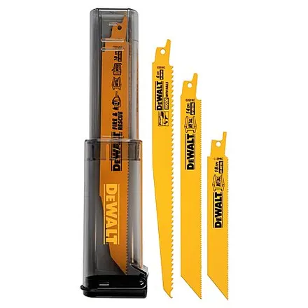 16-Pc DeWALT Multi-TPI Bi-Metal Reciprocating Saw Blades w/ Case