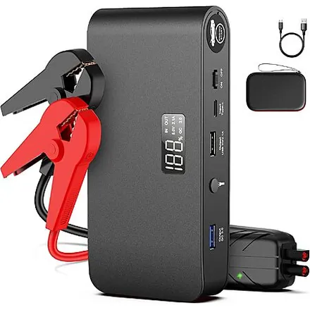 16000mAh BOOKOO 4000A 12V Portable Car Jump Starter