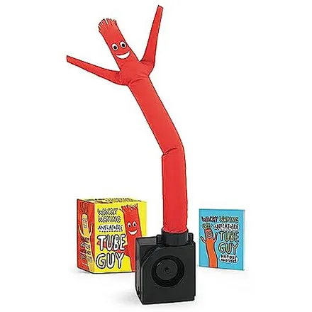 17" Wacky Waving Inflatable Tube Guy w/ Origins Mini-Book