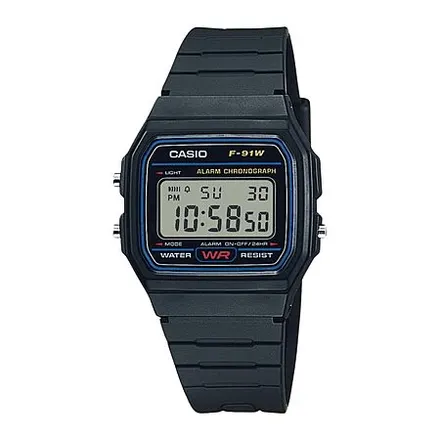 18.5mm Casio F-91W Classic Digital Watch