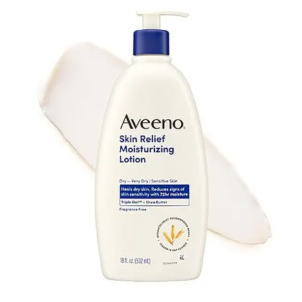 18-Oz Aveeno Skin Relief Moisturizing Lotion (Fragrance-Free)