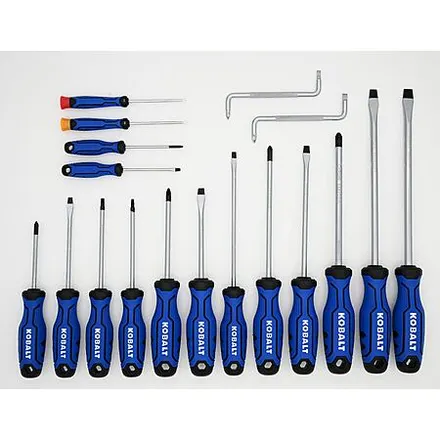 18-Pc Kobalt 8" Magnetic Screwdriver Set