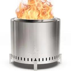 19.5" Stainless Steel Smokeless Fire Pit w/ Tote Bag