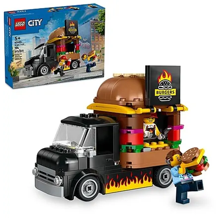 194-pc LEGO City Burger Truck Toy Building Set (60404)