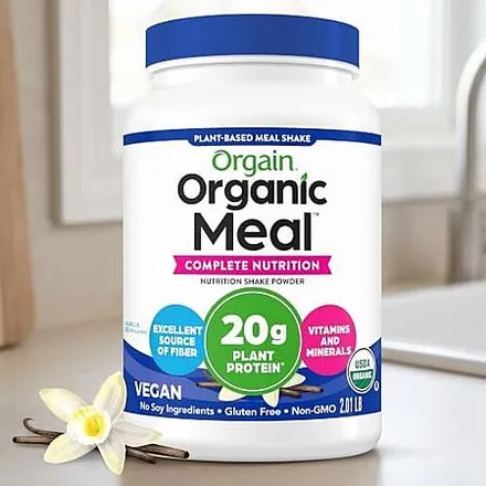 2.01-lb Orgain Organic 20g Meal Protein Powder (Vanilla Bean)