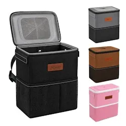 2.2-Gallon Hanging Car Trash Can w/ Lid