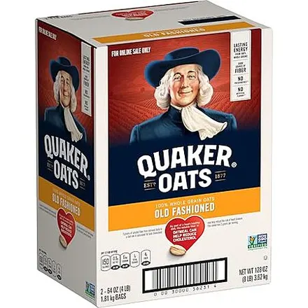 2-Pack 64-Oz Quaker Old Fashioned Rolled Oats