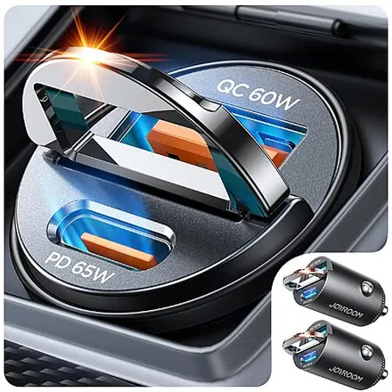 2-Pk JOYROOM 2-Port up to 125W Car Charger