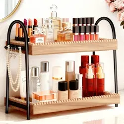 2-Tier Bathroom Vanity Countertop Organizer