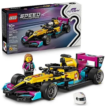 201-pc LEGO Speed Champions F1 ACADEMY Race Car (77258)