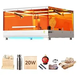 20W Laser Engraver and Cutter with Enclosure