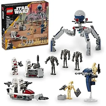 215-Pc LEGO Star Wars Clone Trooper & Battle Droid Battle Pack Building Set