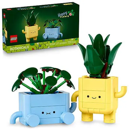 217-Pc LEGO Botanicals: Botanical Collection: Happy Plants building Toy (10349)
