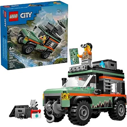 221-Pc LEGO City Off-Road Mountain Truck Building Toy