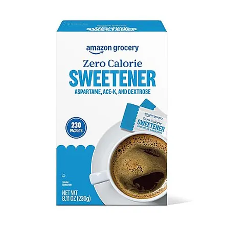 230-Ct Amazon Grocery Aspartame Sweetener Packets