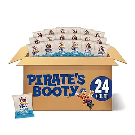 24-Ct 0.5-Oz PIRATE'S BOOTY Aged White Cheddar Cheese Puffs Bags