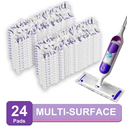 24-Ct Surface Mopping Microfiber Pad Refills for PowerMop