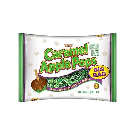 24-Oz Tootsie Roll Caramel Apple Pops Big Bag