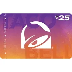 $25 Taco Bell Gift Card