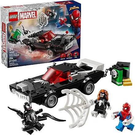 254-Pc LEGO Marvel Spider-Man vs. Venom Muscle Car Toy (76309)