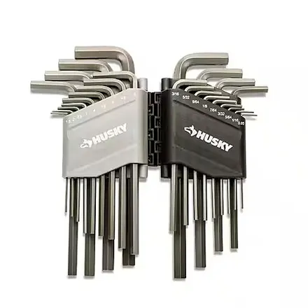 26-Pc Husky SAE/Metric Long Arm Hex Key Set
