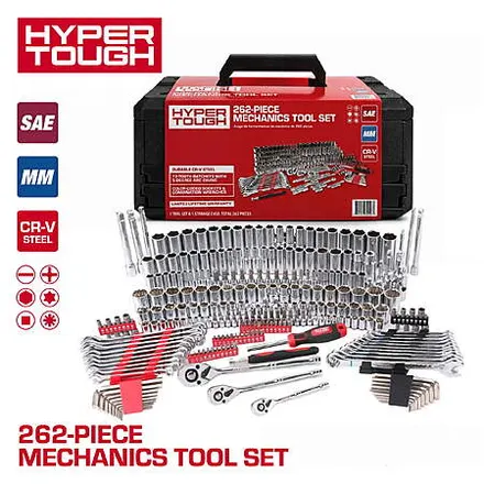 262-Pc Hyper Tough Mechanics Tool Set