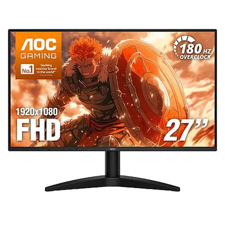 27" AOC G27MC36N 1080p 180Hz 0.5ms IPS Gaming Monitor