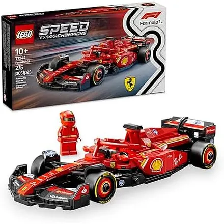 275-Pc LEGO Speed Champions Ferrari SF-24 F1 Race Car Building Set (77242)