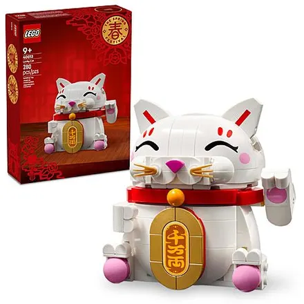 280-Pc LEGO Lucky Cat Building Toy