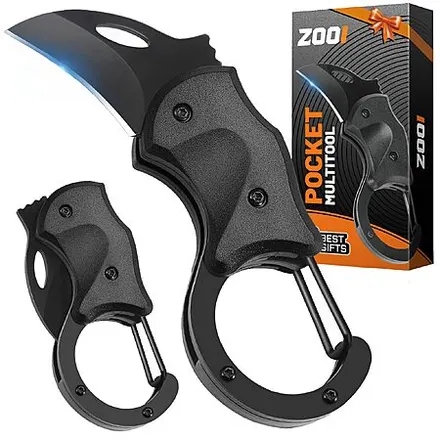 3.94" Carabiner EDC Pocket Knife Tool
