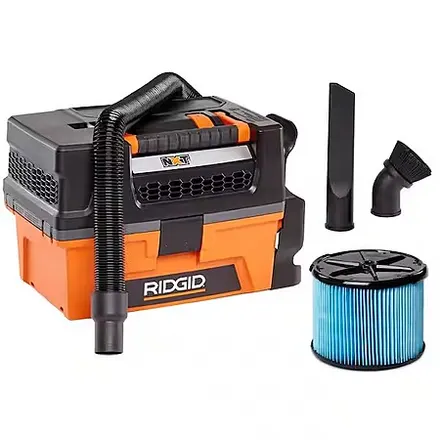 3-Gal. RIDGID 5.0 Peak HP NXT Wet Dry Shop Vacuum w/ Fine Dust Filter