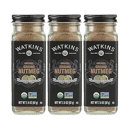 3-Pk 2.8-Oz Watkins Organic Ground Nutmeg