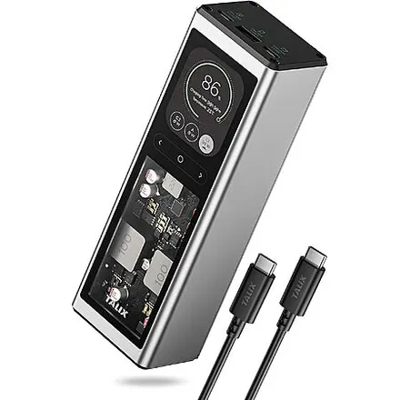 3-Port TALIX 20000mAh 140W USB-C Power Bank (2x USB-C + USB-A)