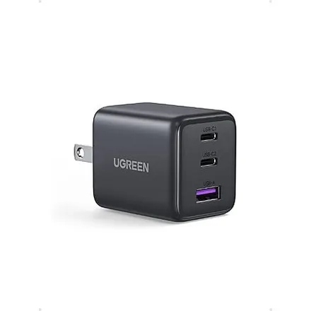3-Port UGREEN 30W GaN II USB-C Fast Charger Block