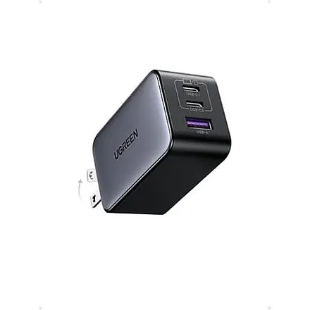 3-Port UGREEN 65W Nexode USB-C GaN Wall Block