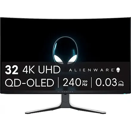 32" Alienware AW3225QF 4K 240Hz Curved QD-OLED Gaming Monitor
